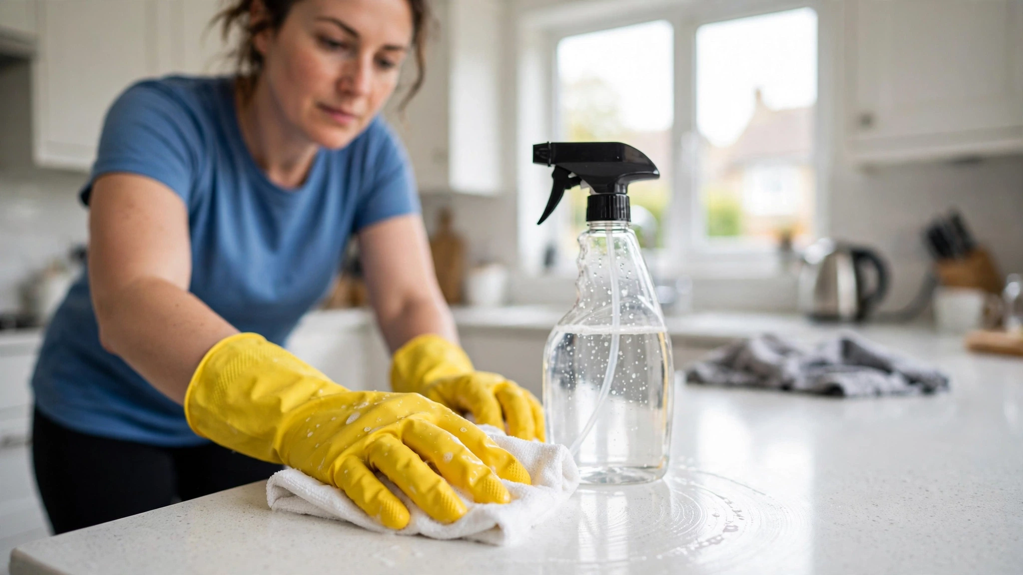 Deep cleaning kitchen